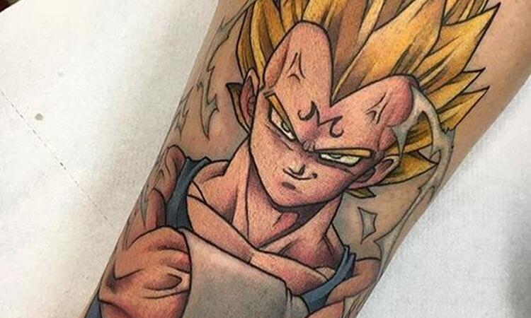 Vegeta  Tatuagens de anime, Desenhos para tatuagem, Vegeta desenho