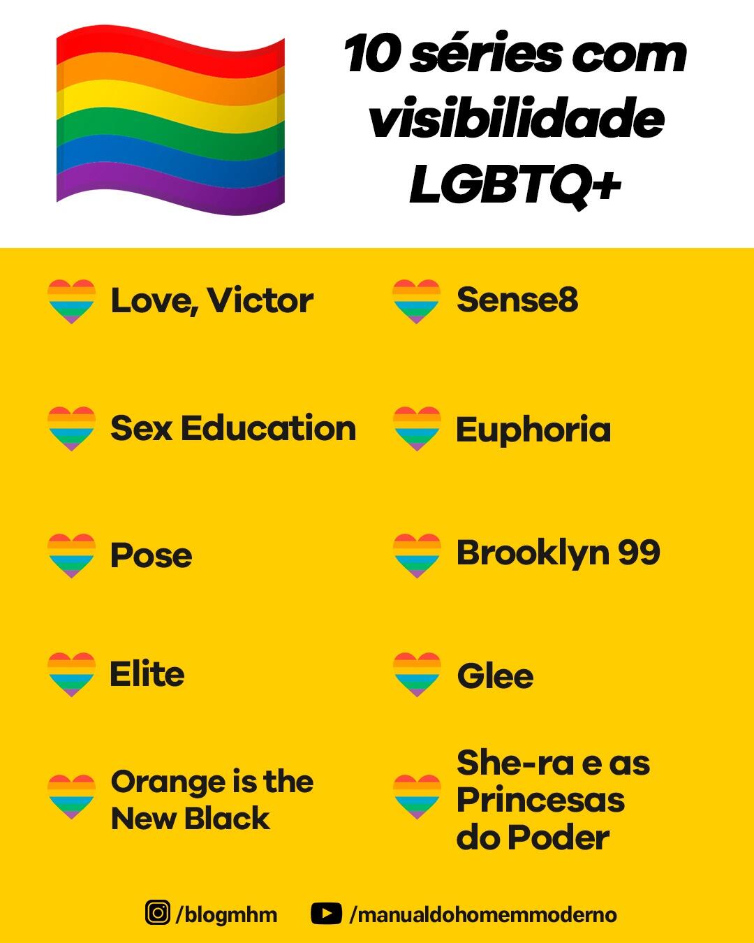 10 Séries com visibilidade LGBTQ+