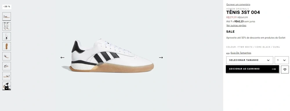 Tênis 3ST 004 branco