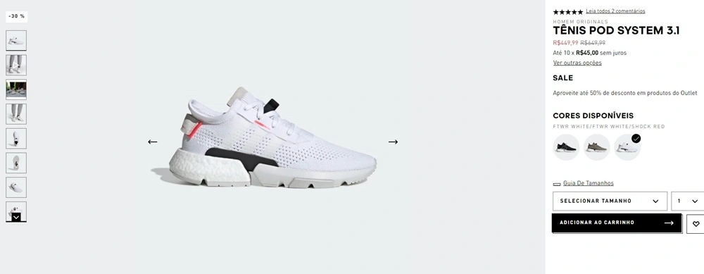 tênis Pod System 3.1