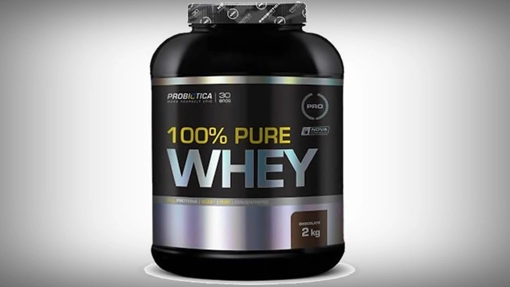 100% Pure Whey Probiótica - Melhores Whey Protein para suplementar seu treino