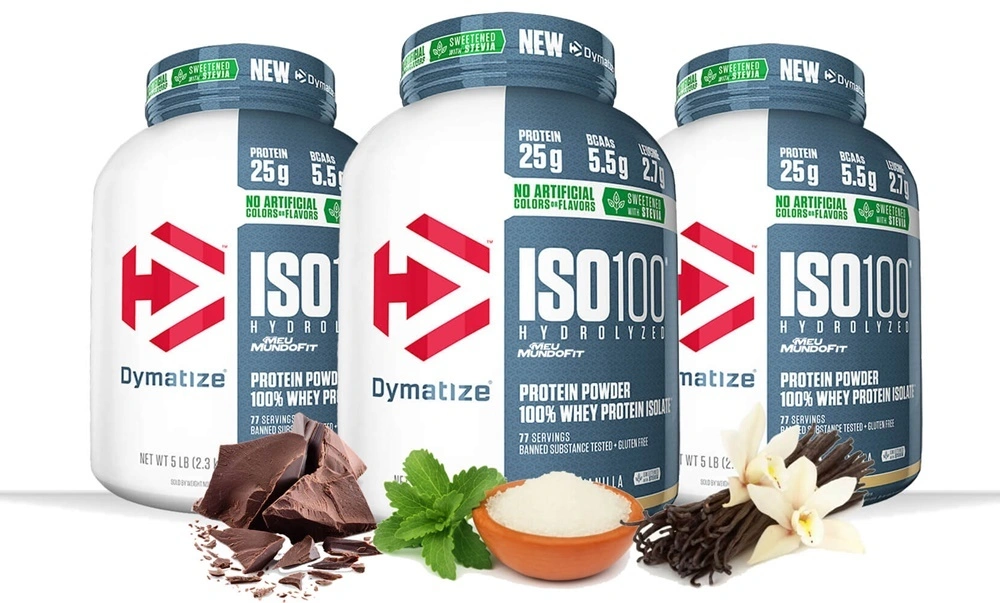 Whey Protein Iso 100 - Dymatize Nutrition Melhores Whey Protein para suplementar seu treino