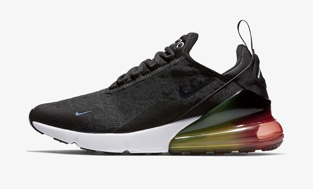 TÊNIS NIKE AIR MAX 270 EDIÇÃO ESPECIAL - preto vermelho amarelo