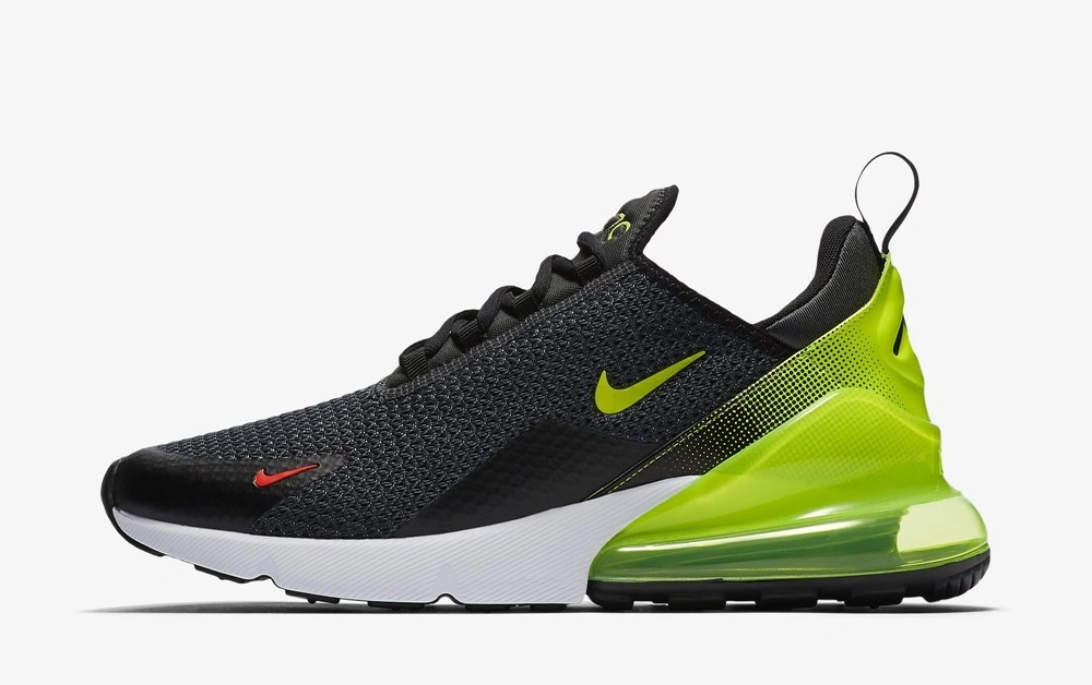 TÊNIS NIKE AIR MAX 270 EDIÇÃO ESPECIAL - preto verde limão