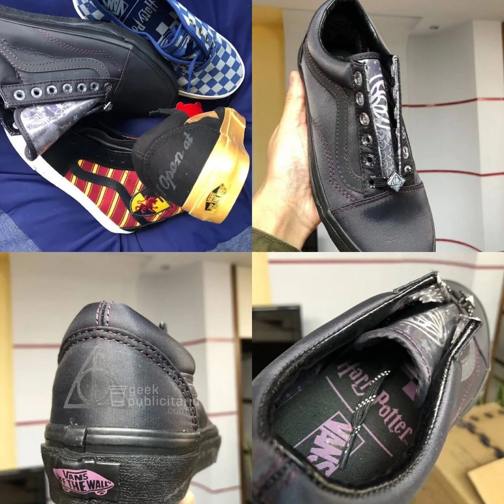 Vans anuncia linha e coleção de tênis do Harry Potter! Veja as imagens vazadas.