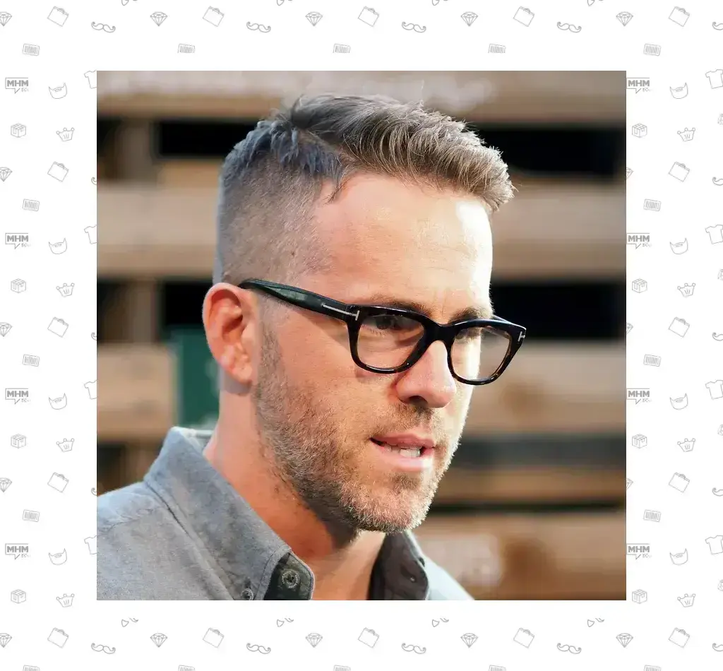 Referência Corte de Cabelo Masculino - Ryan Reynolds