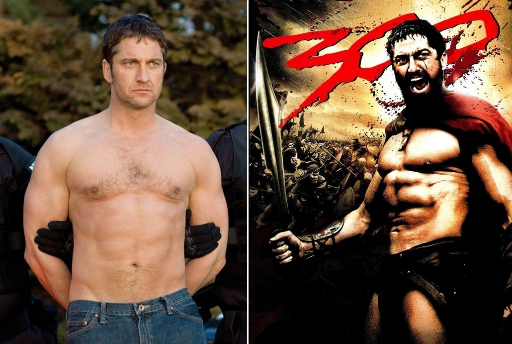 Gerard Butler transformações cinema