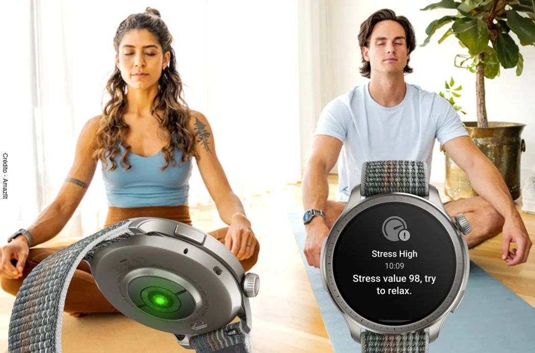 Diferentes tipos de sensores - Crédito: Amazfit