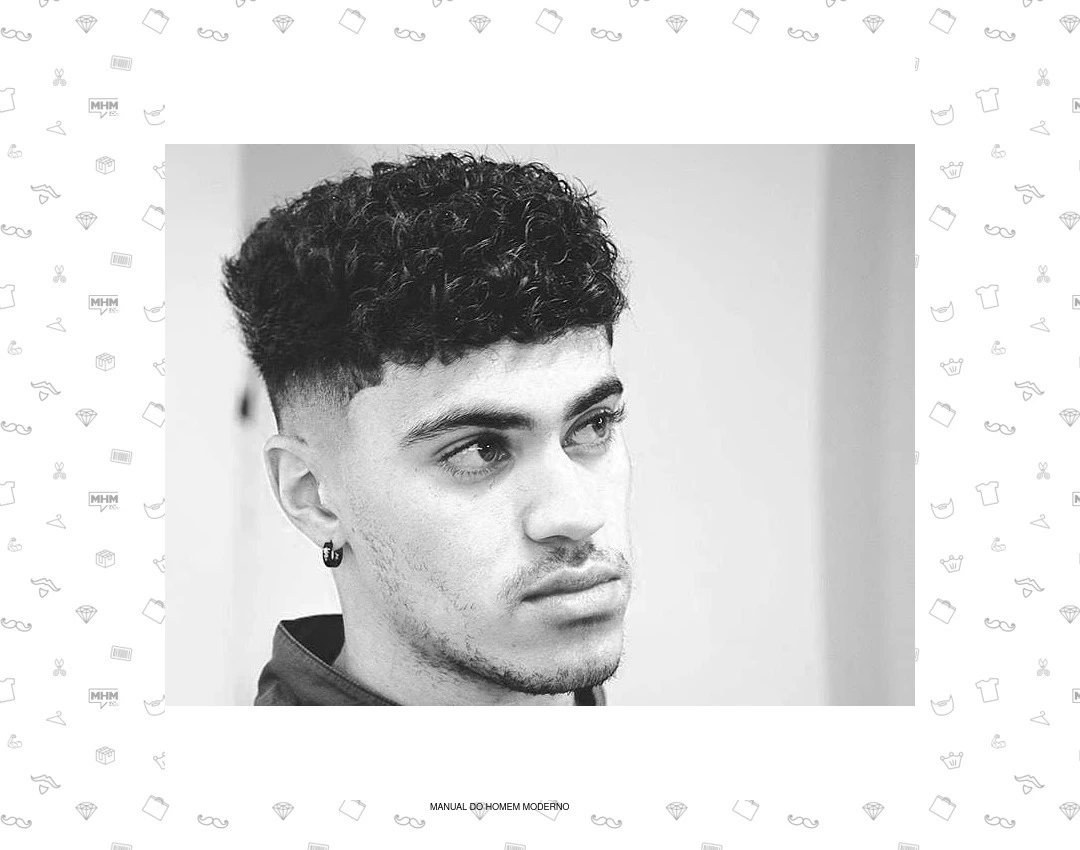 Texturizado com fade - Crédito: Reprodução