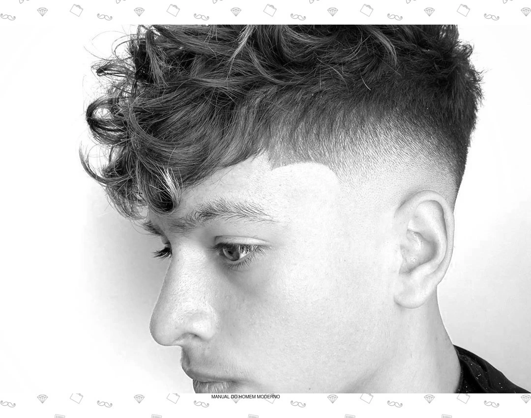 Texturizado com fade - Crédito: Reprodução