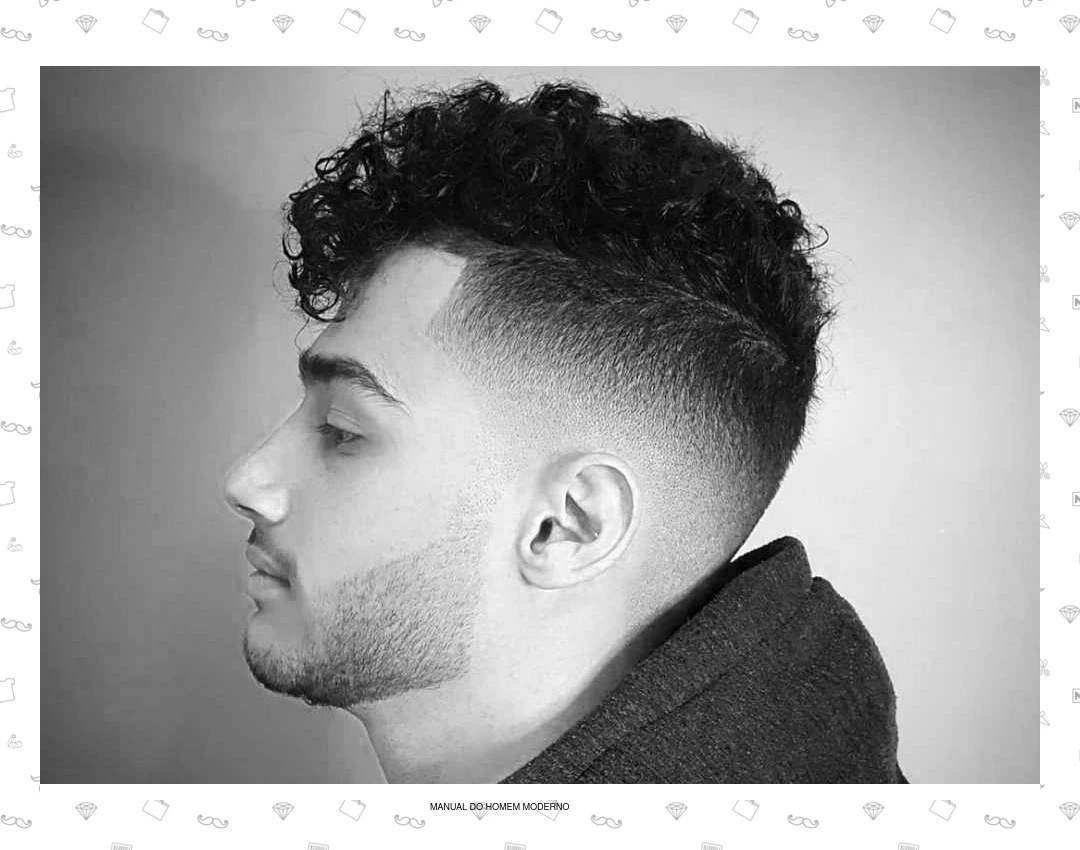 Texturizado com fade - Crédito: Reprodução