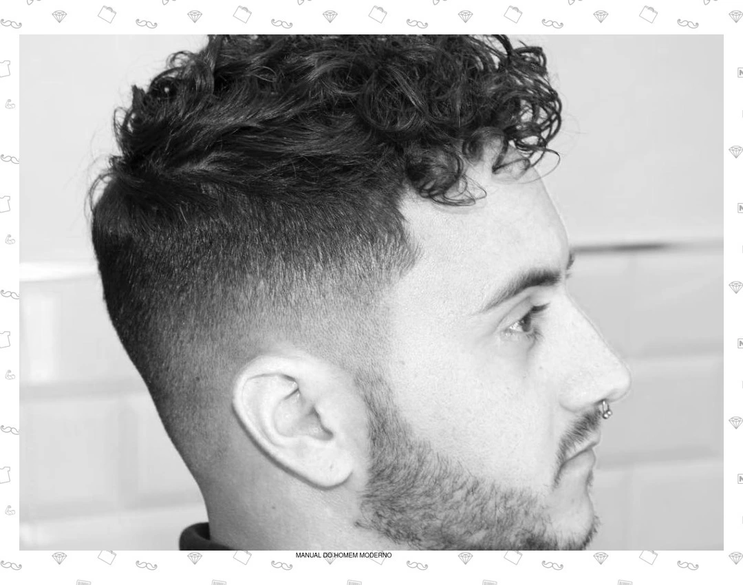 Texturizado com fade - Crédito: Reprodução