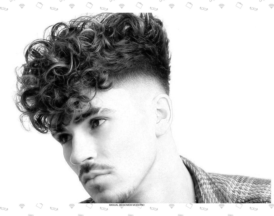 Texturizado com fade - Crédito: Reprodução