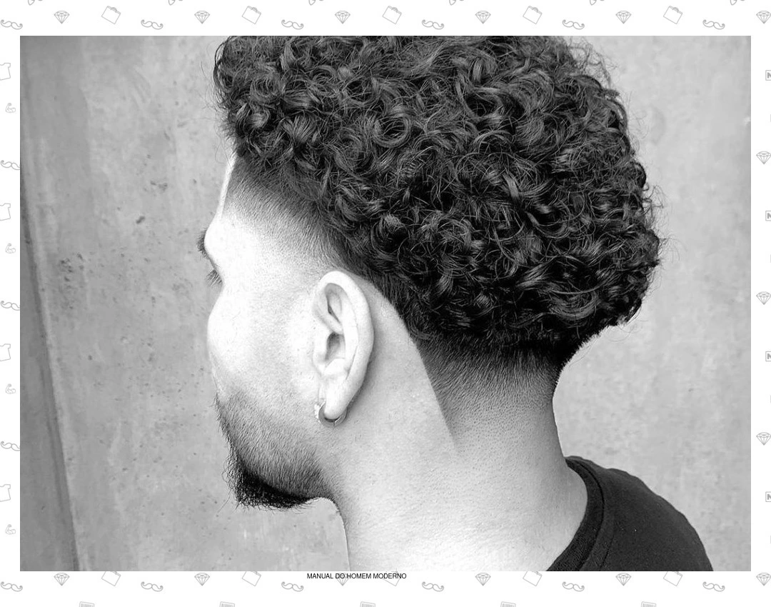 Texturizado com fade - Crédito: Reprodução