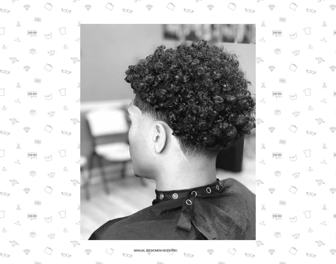 Texturizado com fade - Crédito: Reprodução