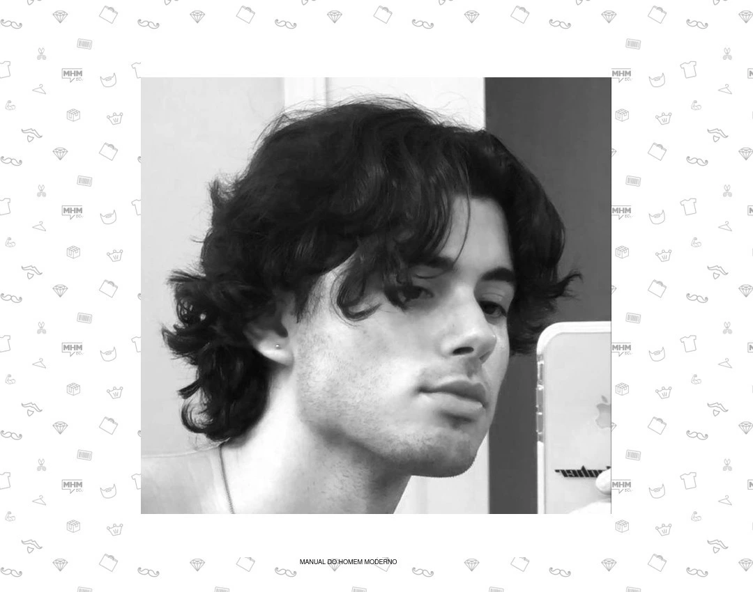 Cabelo dividido é tendência - Crédito: Reprodução