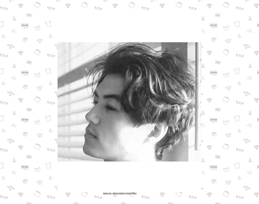 Cabelo dividido é tendência - Crédito: Reprodução