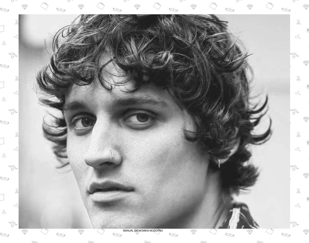 Cabelo dividido é tendência - Crédito: Reprodução