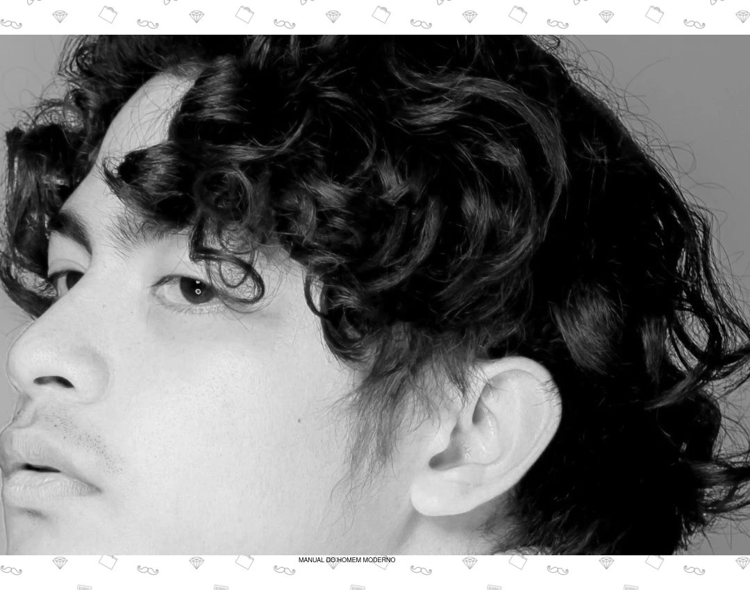 Cabelo dividido é tendência - Crédito: Reprodução