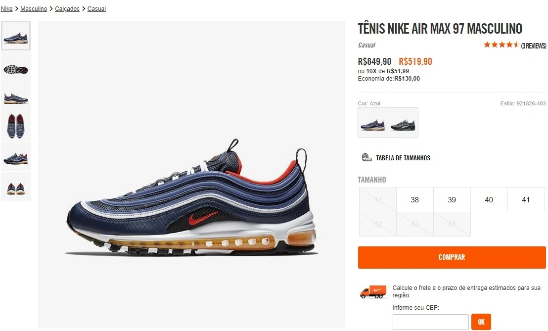 Tênis Nike Air Max 97