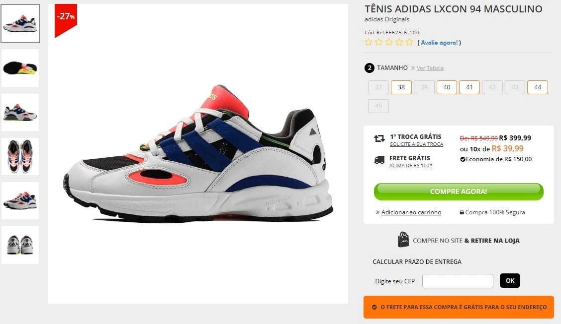 Tênis Adidas LXCON 94