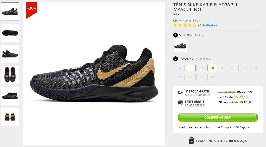 Tênis Nike Kyrie Flytrap II