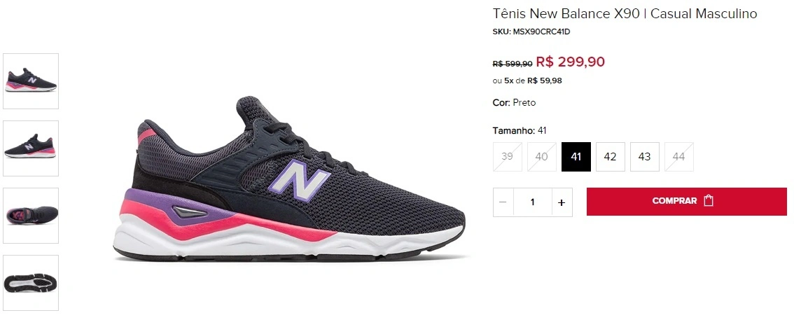 Tênis New BAlance X90