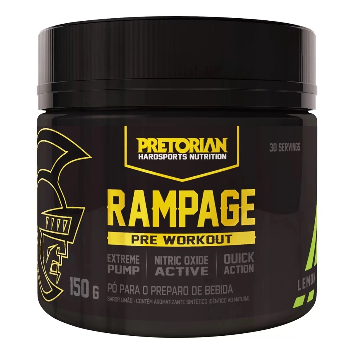 Pré-Treino Rampage 150g Exclusivo - Pretorian