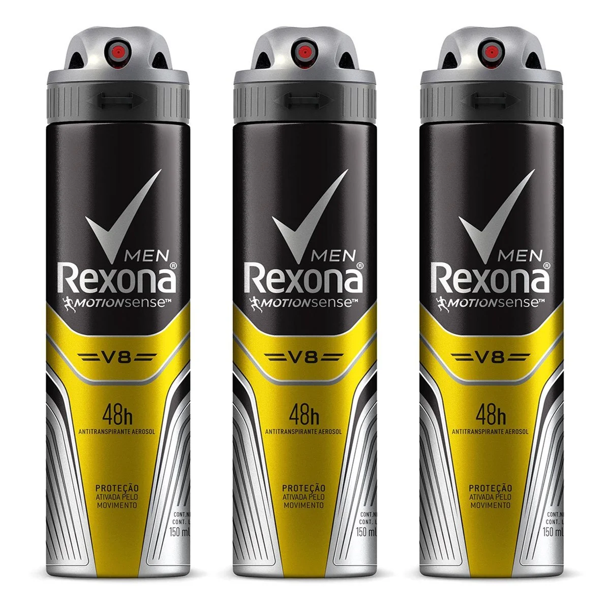 Rexona Men V8 48 horas Aerosol Masculino 150ml