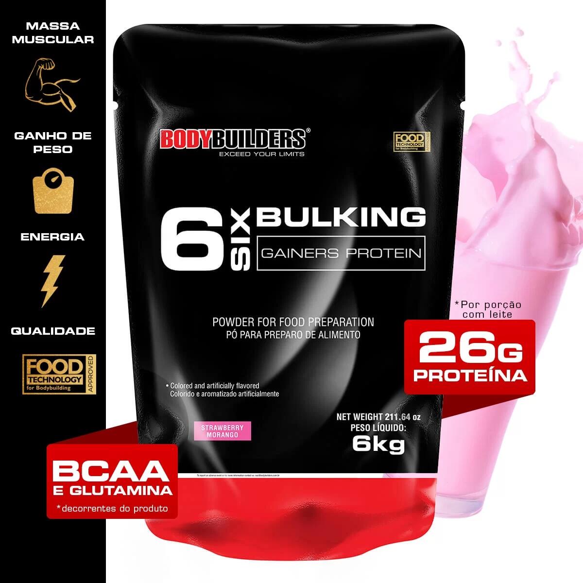 Massa 6 Bulking Gainers Protein 6 kg Refil - Bodybuilders