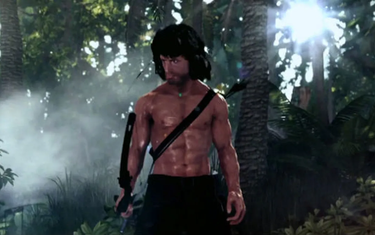 Peshi Rambo Veja o péssimo trailer de Rambo The Video Game