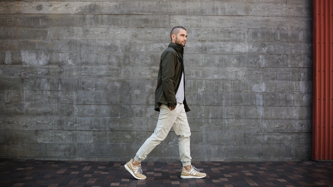 Looks Masculinos usando New Balance 574