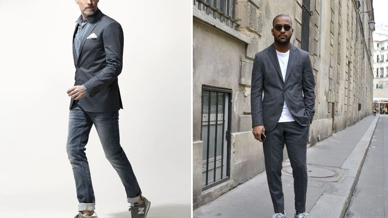 Looks Masculinos usando New Balance 574