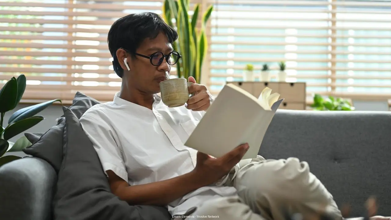 café pode ajudar a reduzir os efeitos negativos de um estilo de vida sedentário | Envato Elements