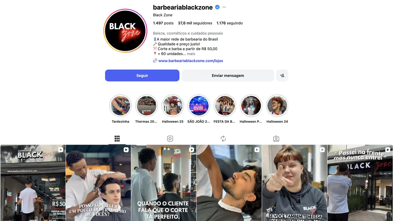 Barbearia Black Zone