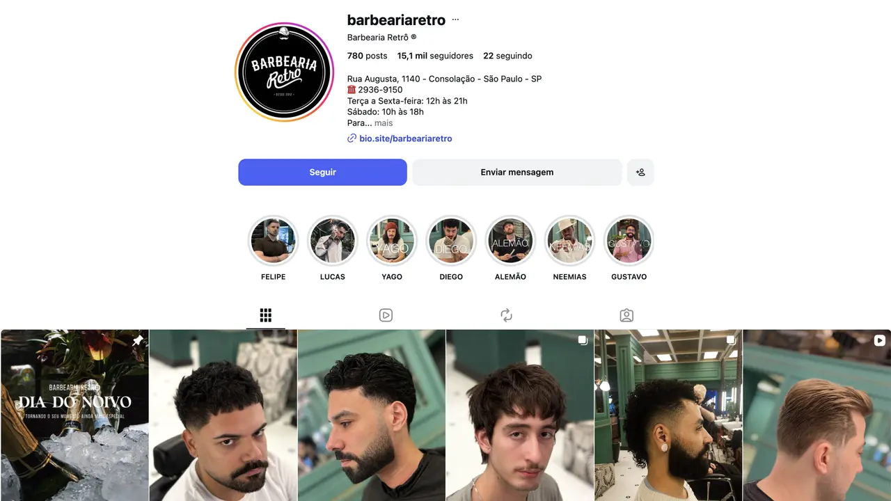 Barbearia Retrô