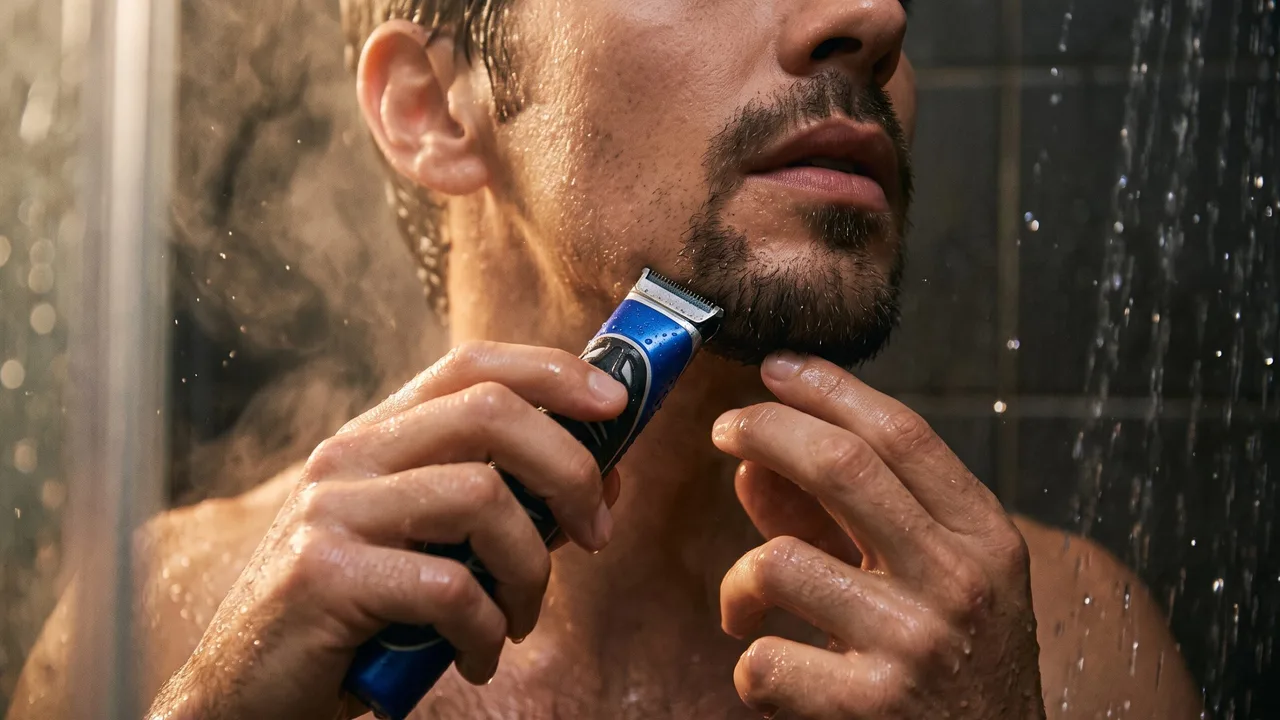 Gillette Styler 3 em 1 com tecnologia Braun: precisão híbrida para barbear e aparar