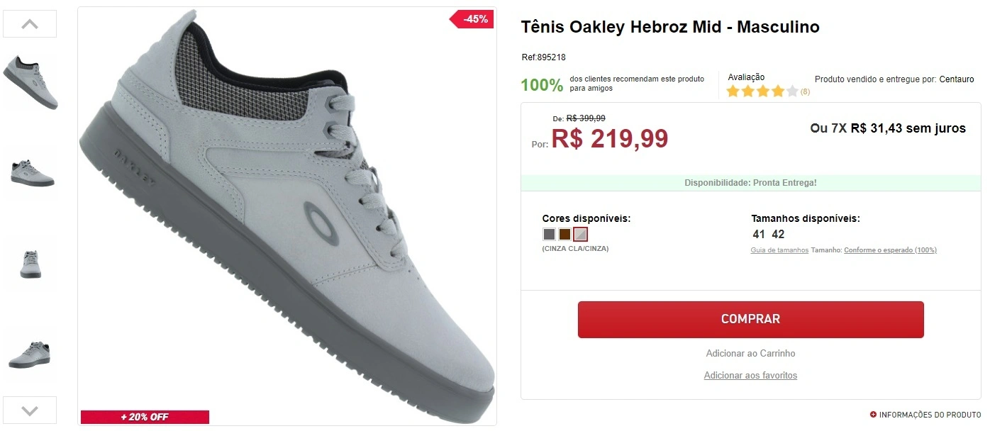 Tênis Oakley Hebroz Mid