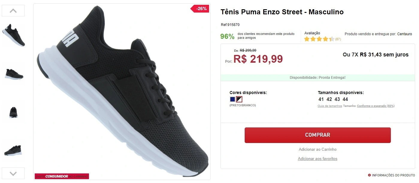 tênis Puma Enzo Street