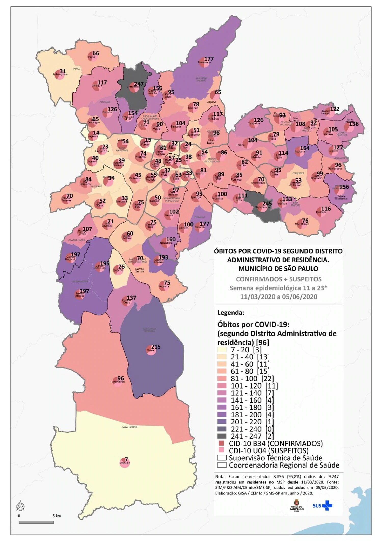 Mapa Interativo revela se seus vizinhos contraíram coronavírus em São Paulo