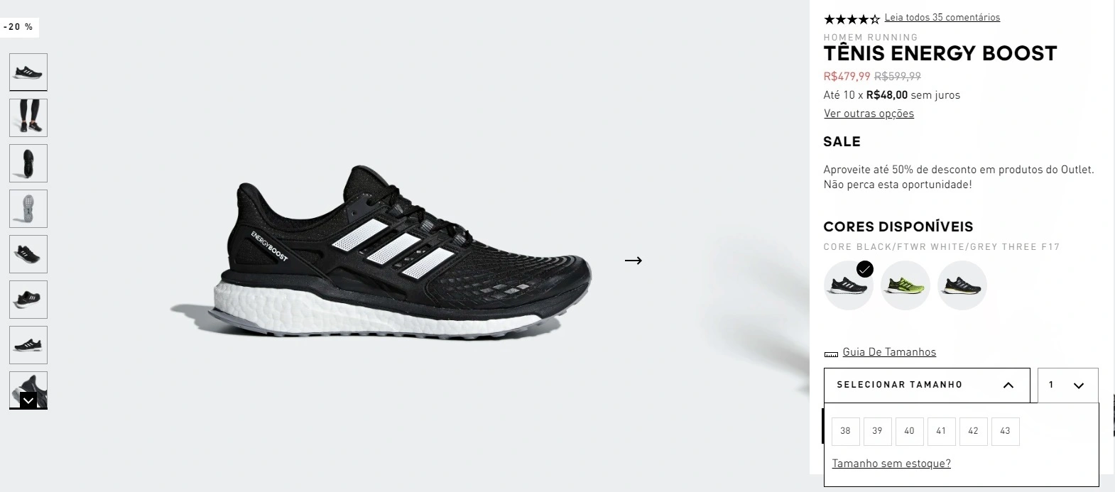 ADIDAS TÊNIS ENERGY BOOST