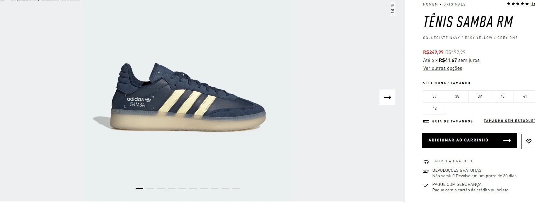 Tênis Samba RM