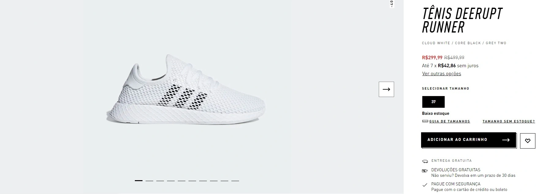 tênis Deerupt runner