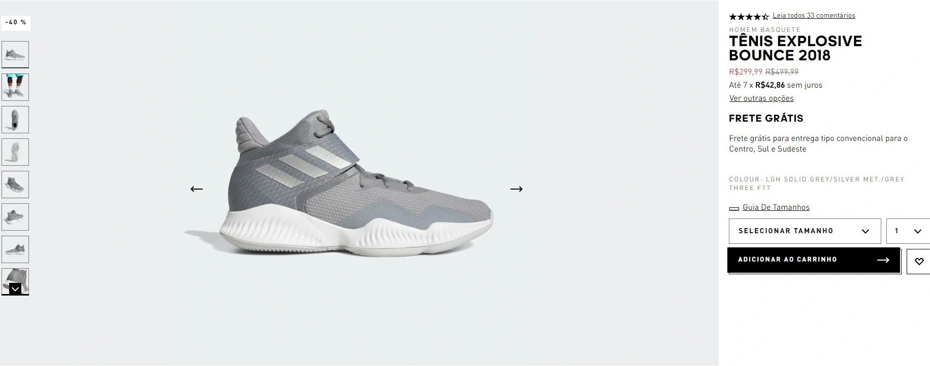 Tênis Explosive Bounce 2018