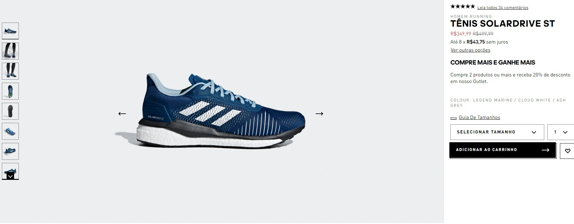 tênis Solardrive ST