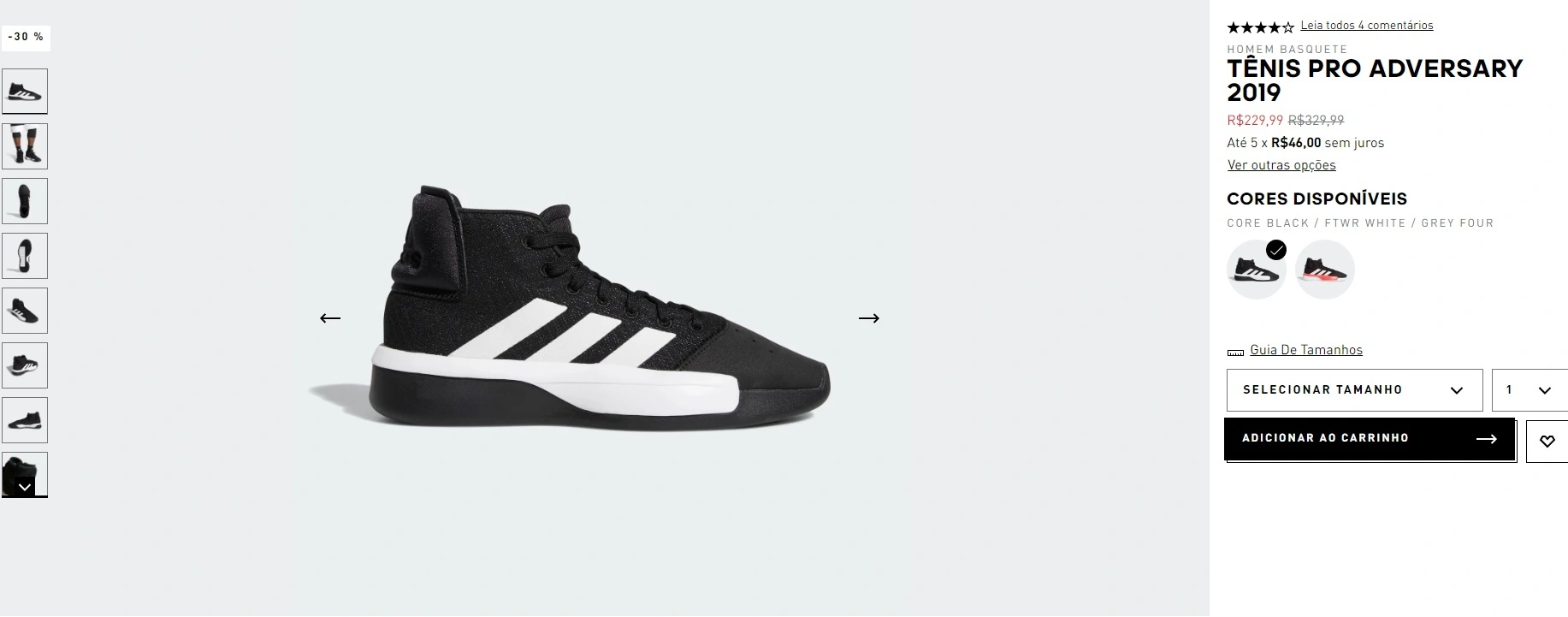 Tênis Pro Adversary 2019