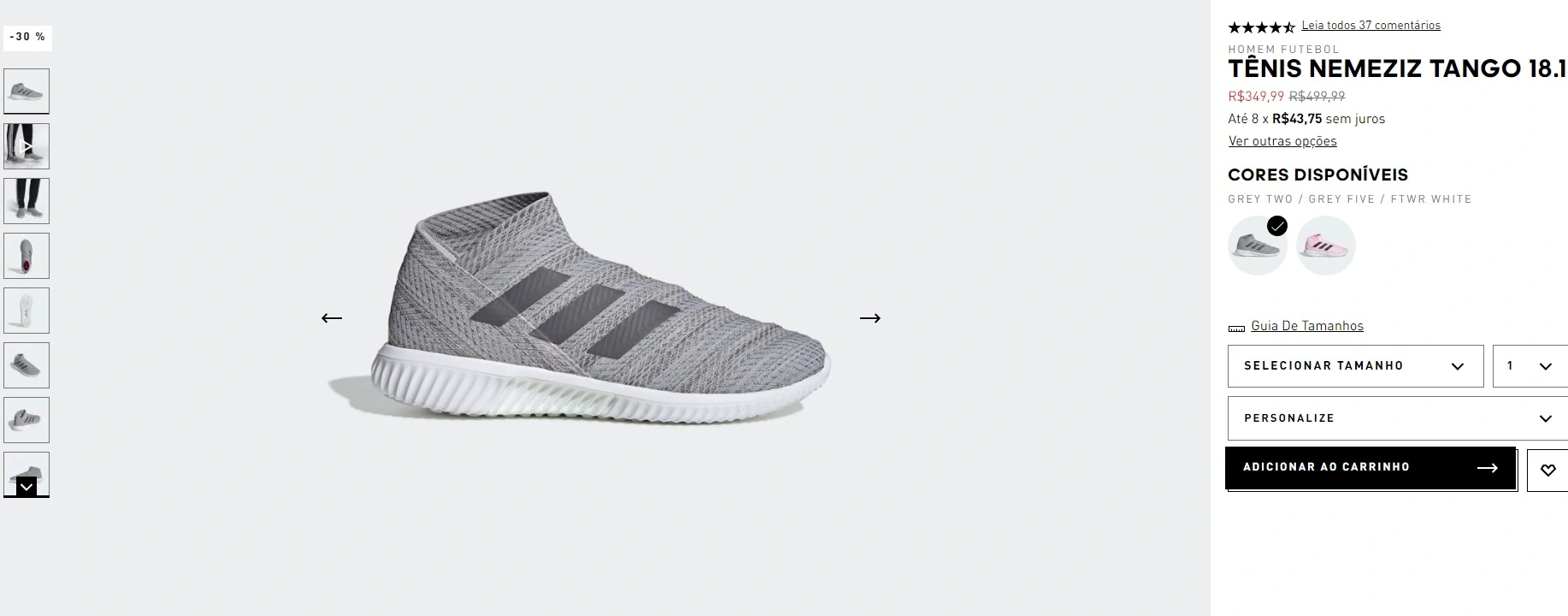 Tênis Nemeziz Tango 18.1