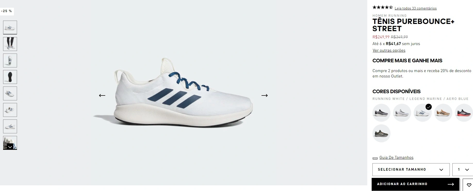 tênis Purebounce + Street