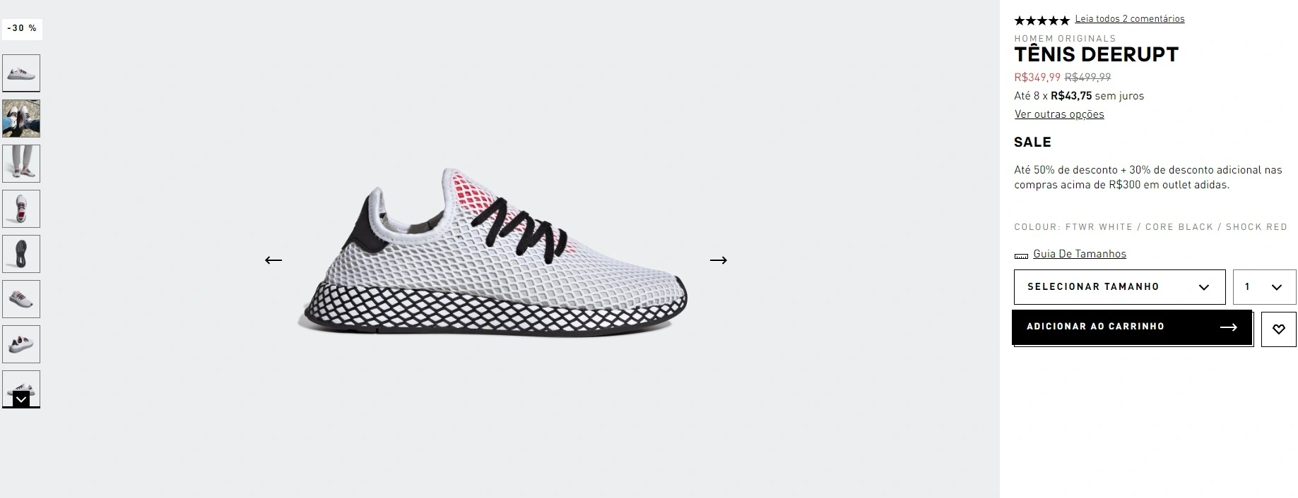 tênis Deerupt