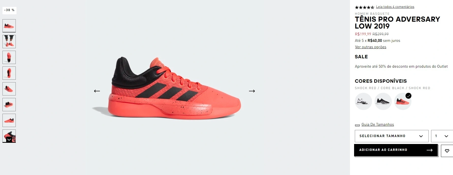 Tênis Pro Adversary low 2019